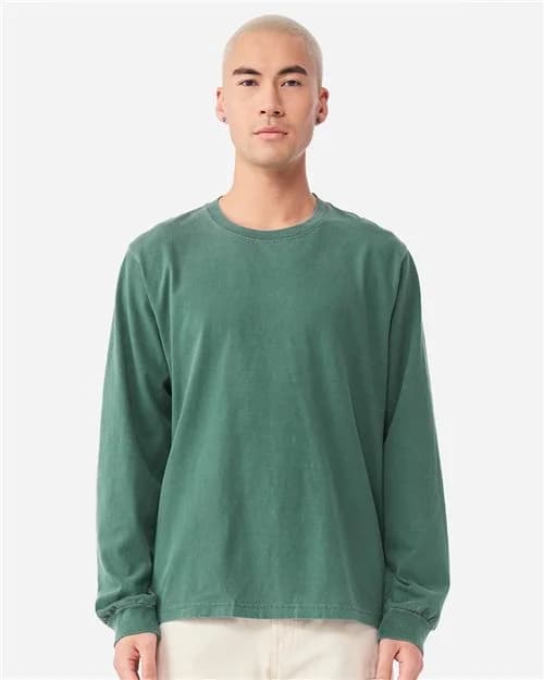 BELLA + CANVAS Unisex Heavyweight Garment-Dyed Long Sleeve Tee
