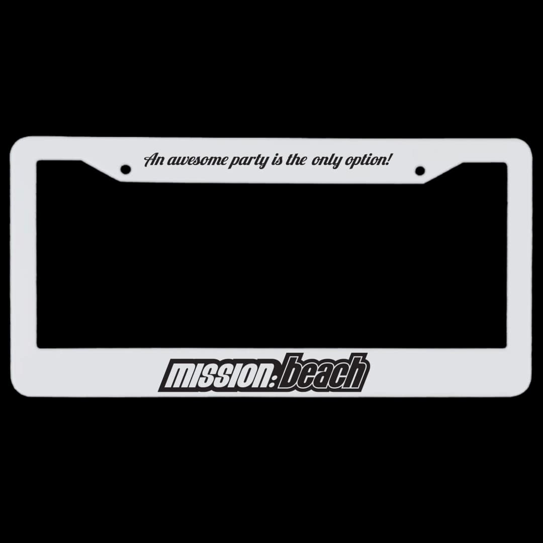 3-D Two-Corner License Plate Frame