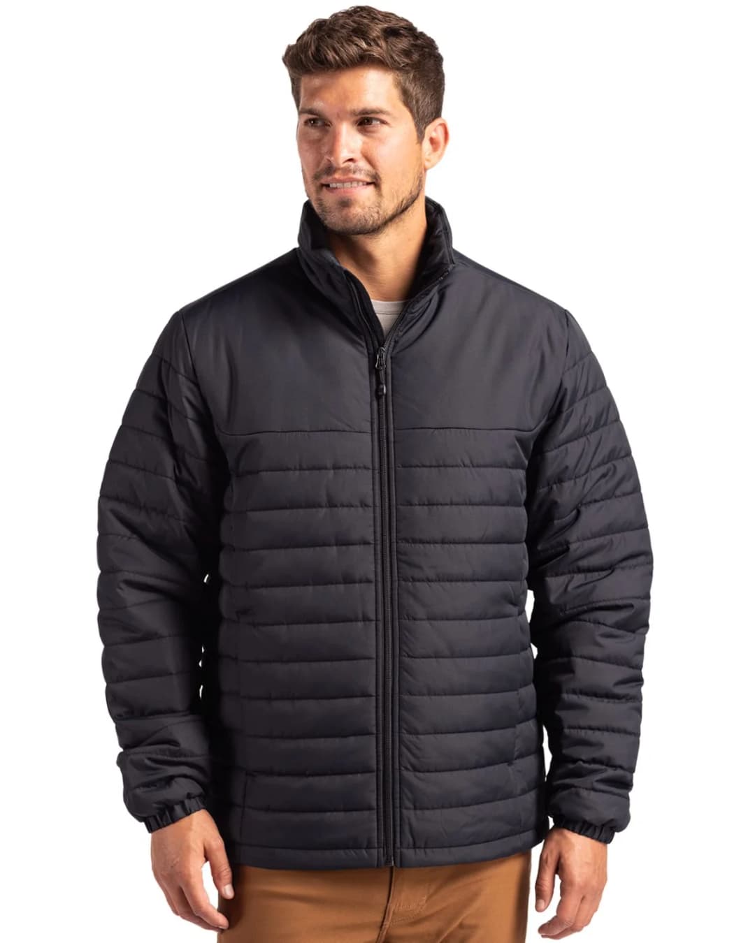Clique Elevation Recycled Insulated Puffer Mens Full Zip Jacket