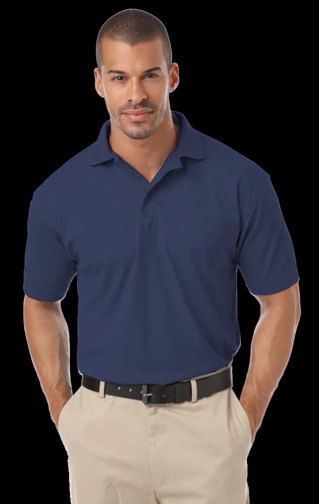 Blue Generation Men's IL-50 Pocketless Polo