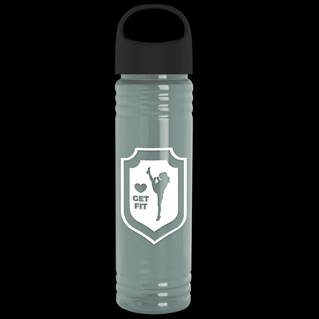 Slim Fit RPET Bottle with Oval Crest Lid - 24 oz.