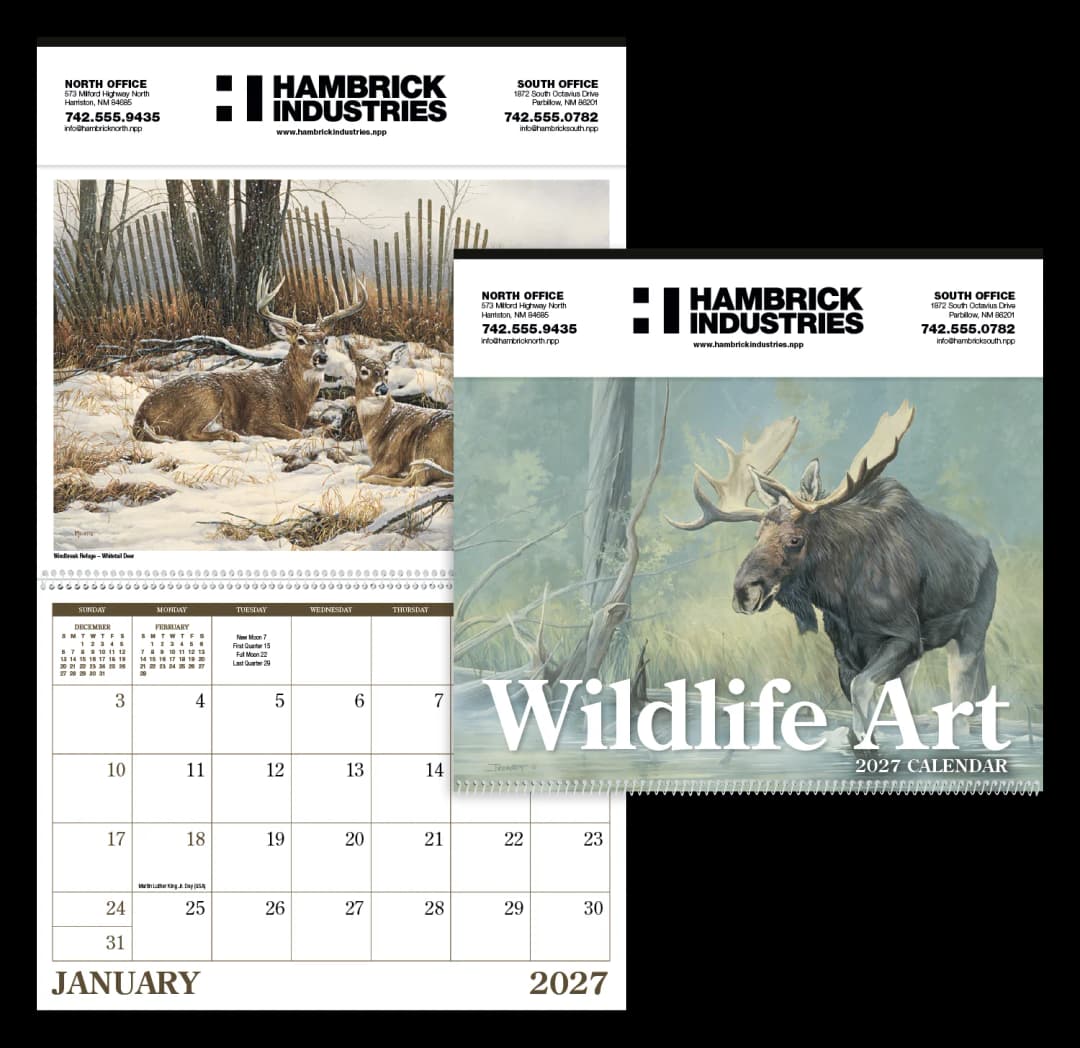 Wildlife Art Calendar