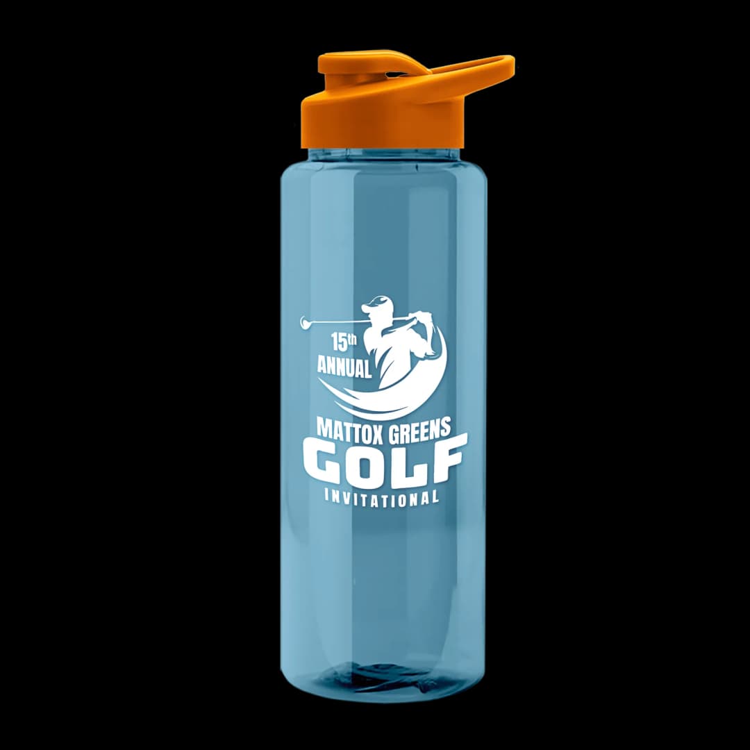 Slim Fit RPET Bottle with Drink-Thru Lid - 32 oz.