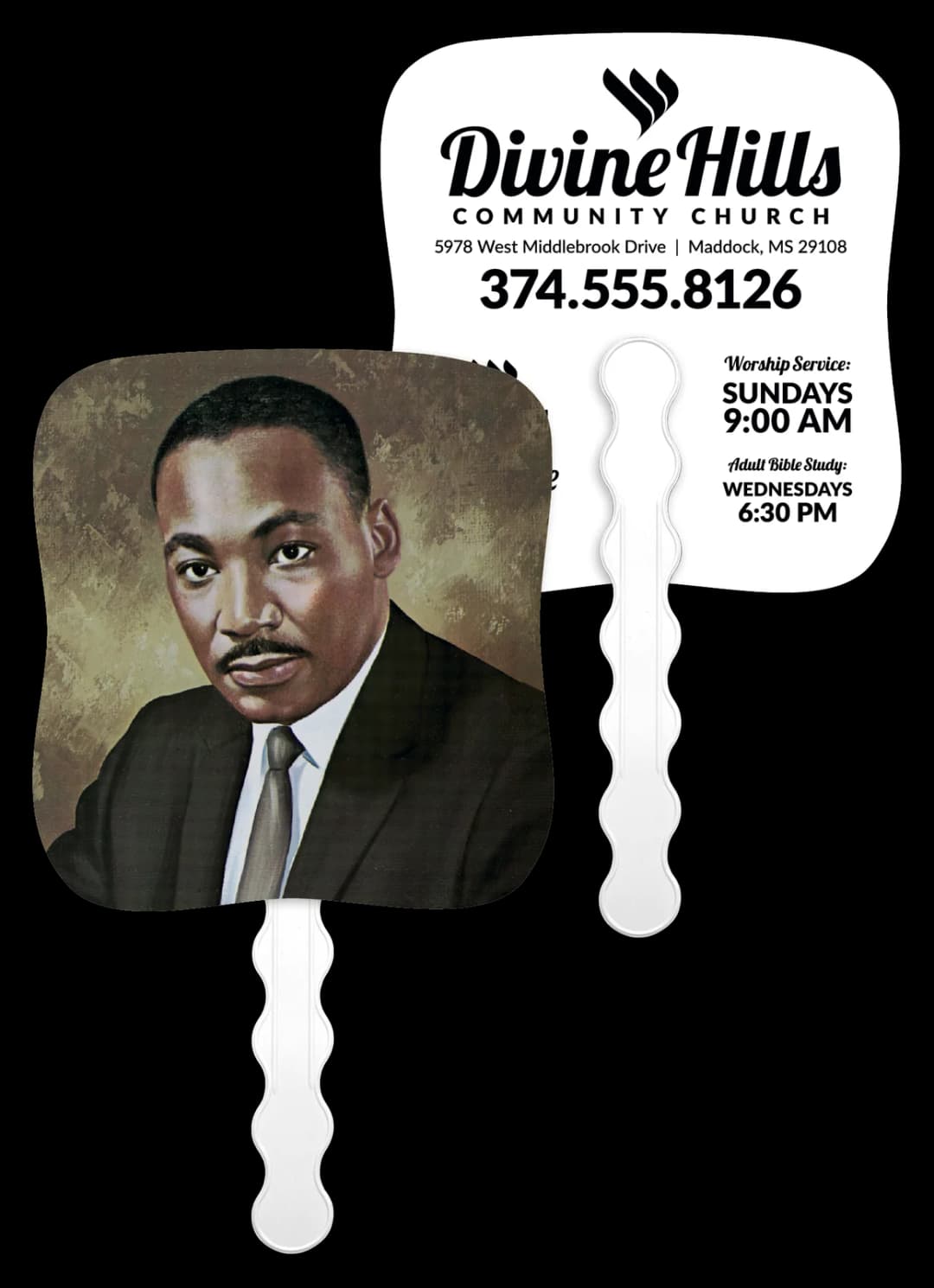 Dr. Martin Luther King, Jr. - Pictorial Fan