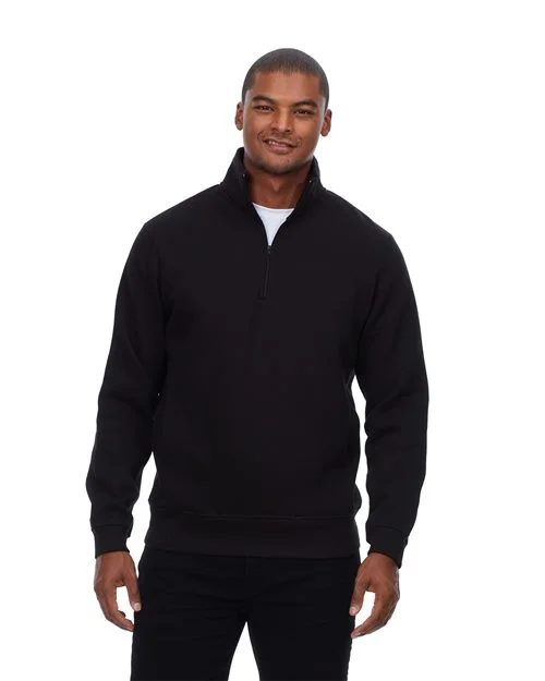 Threadfast Apparel Unisex Ultimate Fleece Quarter-Zip Sweatshirt