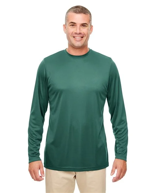 UltraClub Men's Cool & Dry Sport Performance Long Sleeve T-Shirt