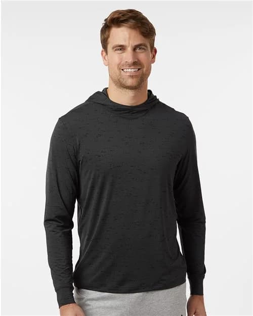Adidas Men's Performance Hooded Long Sleeve T-Shirt