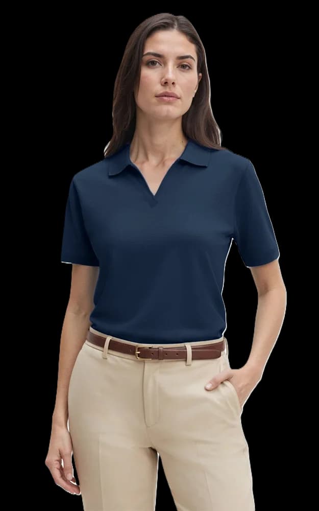 Blue Generation Ladies' Superblend V-Neck Polo
