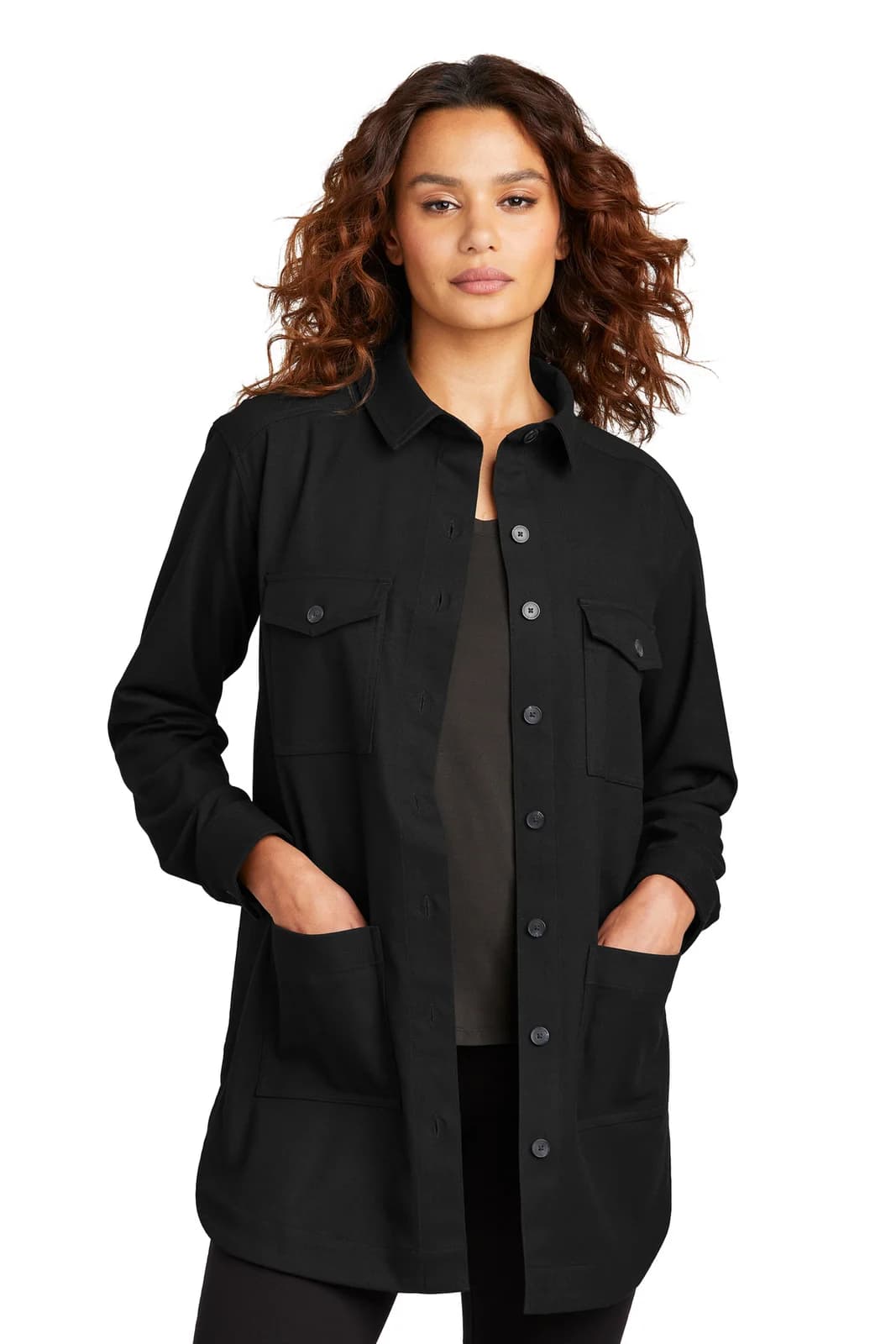 Mercer+Mettle® Women's Long Sleeve Twill Overshirt