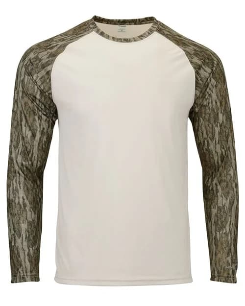 Paragon Men's Jackson Mossy Oak Colorblocked Long Sleeve T-Shirt