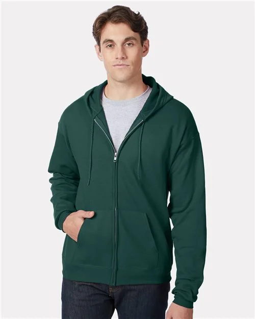Hanes Unisex EcoSmart® Full-Zip Hooded Sweatshirt