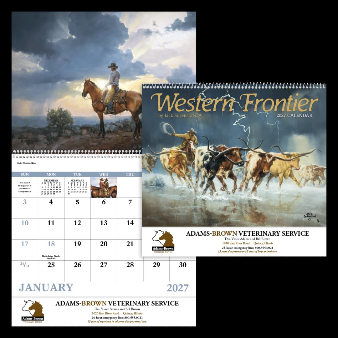Western Frontier - Spiral Calendar