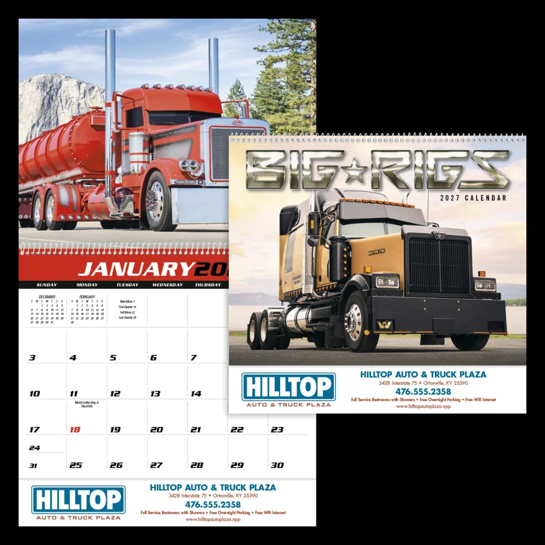 Big Rigs Calendar