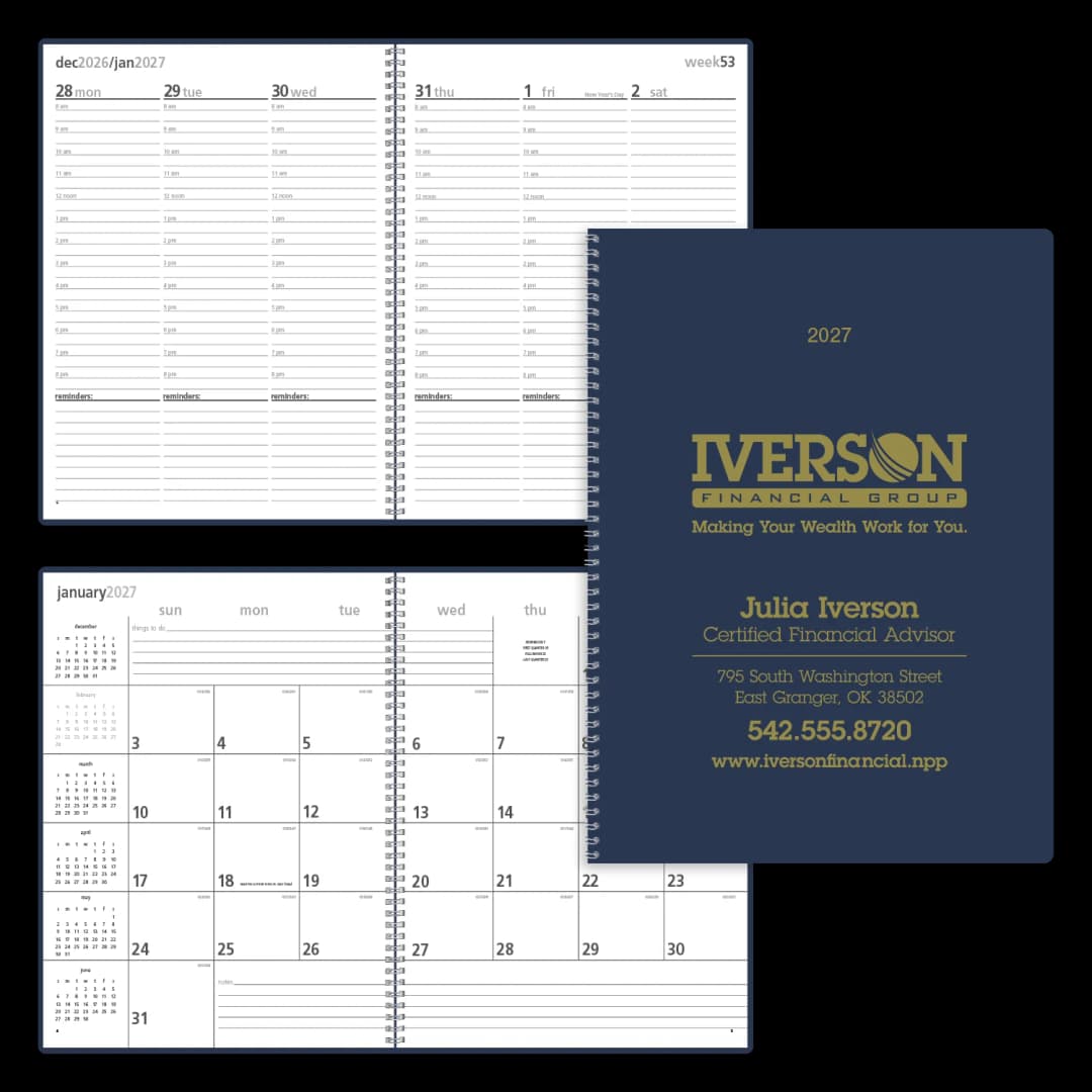 Monthly & Weekly Planner