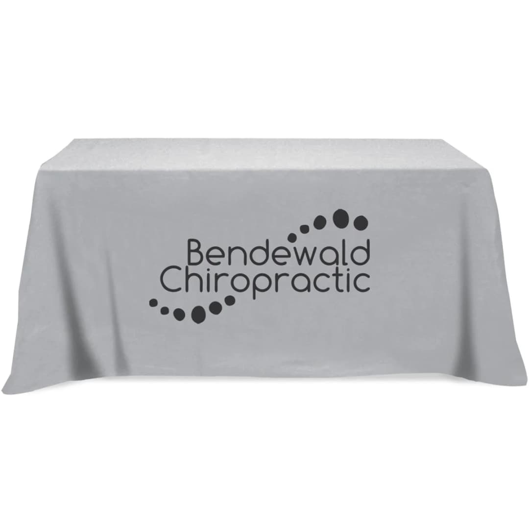 Flat 4-Sided Table Cover - Fits 6 Foot Standard Table: Poly-Cotton
