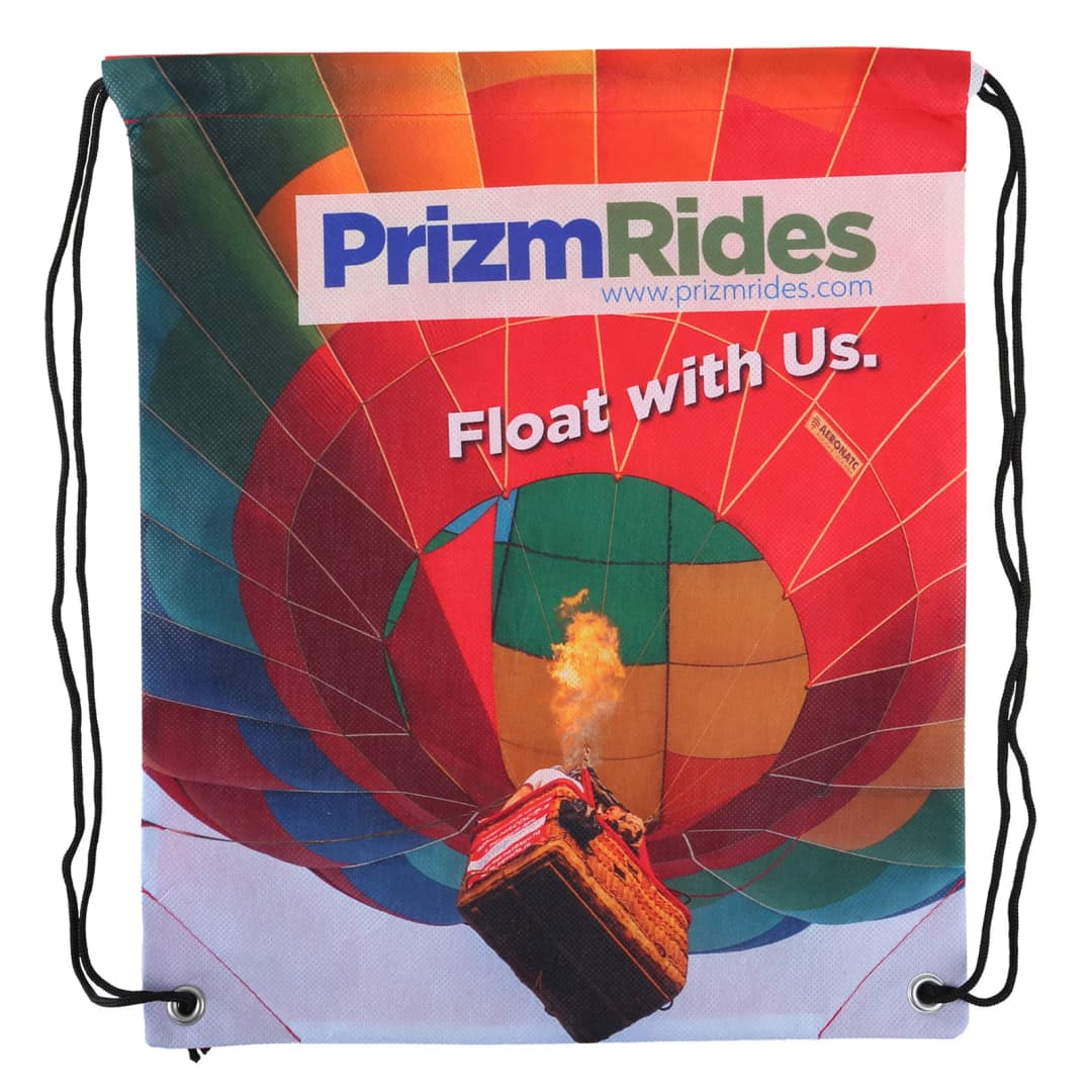 Sublimated Non-Woven Drawstring Backpack