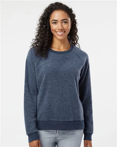 Boxercraft Women's Fleece Out Crewneck Pullover