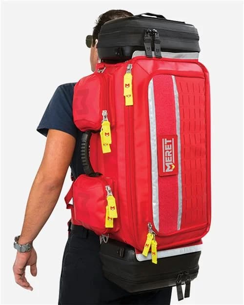 MERET OMNI™ PRO X Red Convertible Backpack Bag