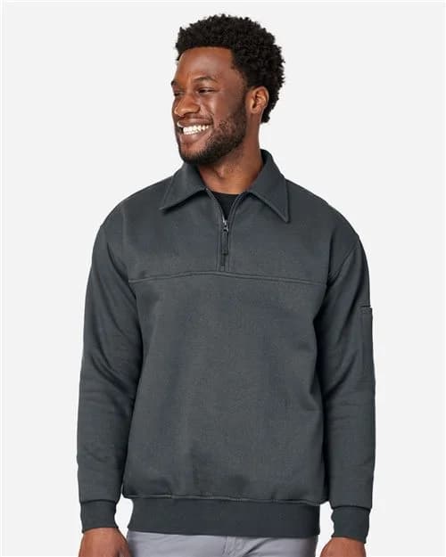 Harriton Unisex ClimaBloc™ Heavyweight Tactical Quarter-Zip Pullover