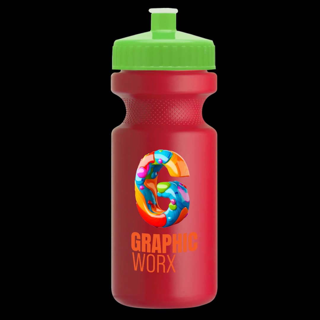 Cyclist Recycled Bike Bottle with Push-Pull Lid - 22 oz.