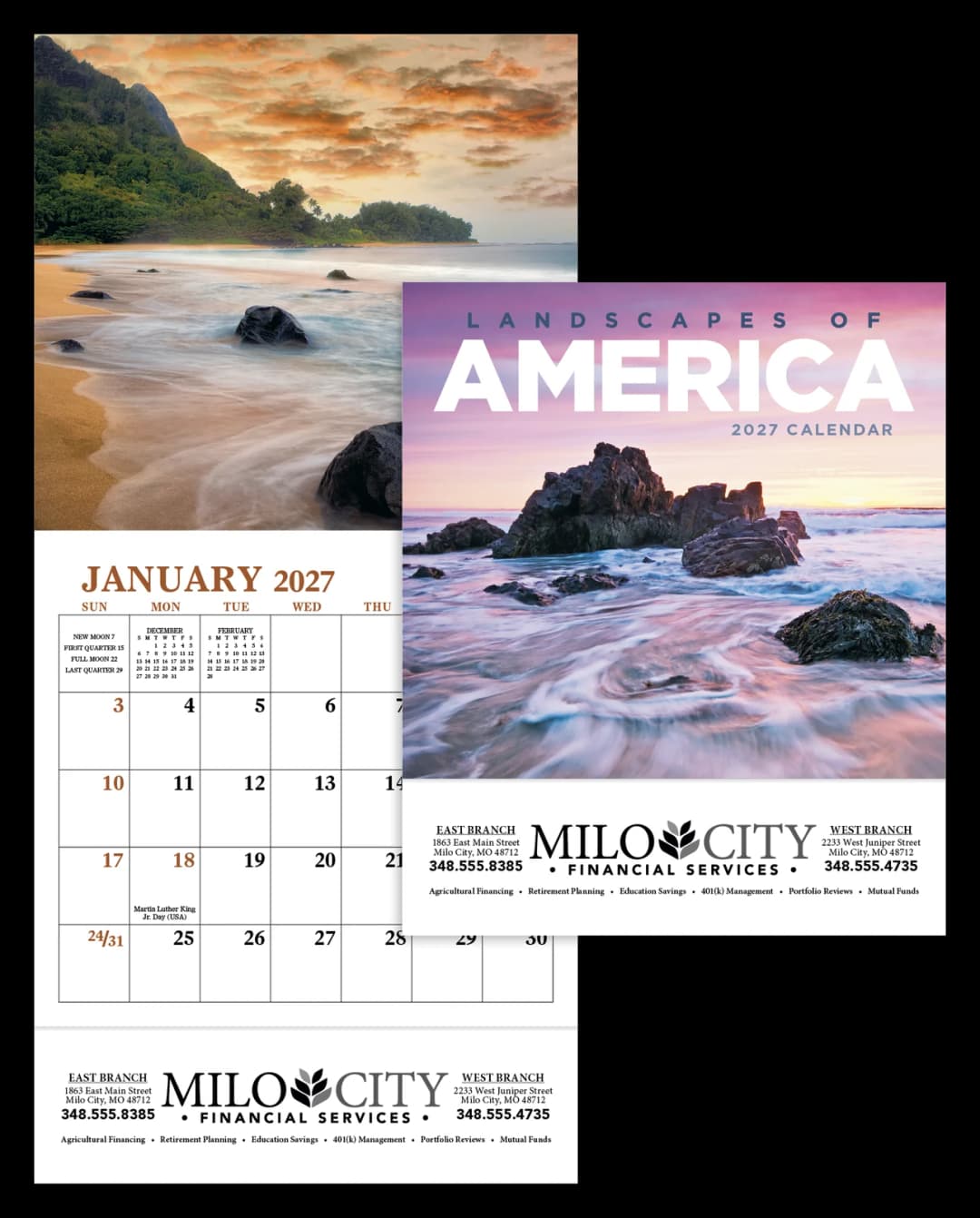 Landscapes of America - Mini Calendar