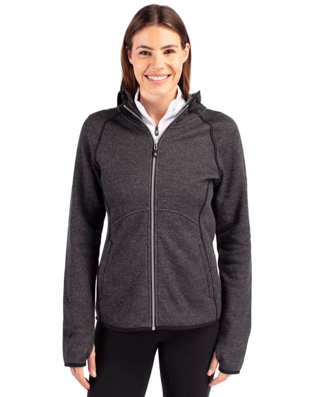 Cutter & Buck Mainsail Full Zip Hooded Womens Jacket