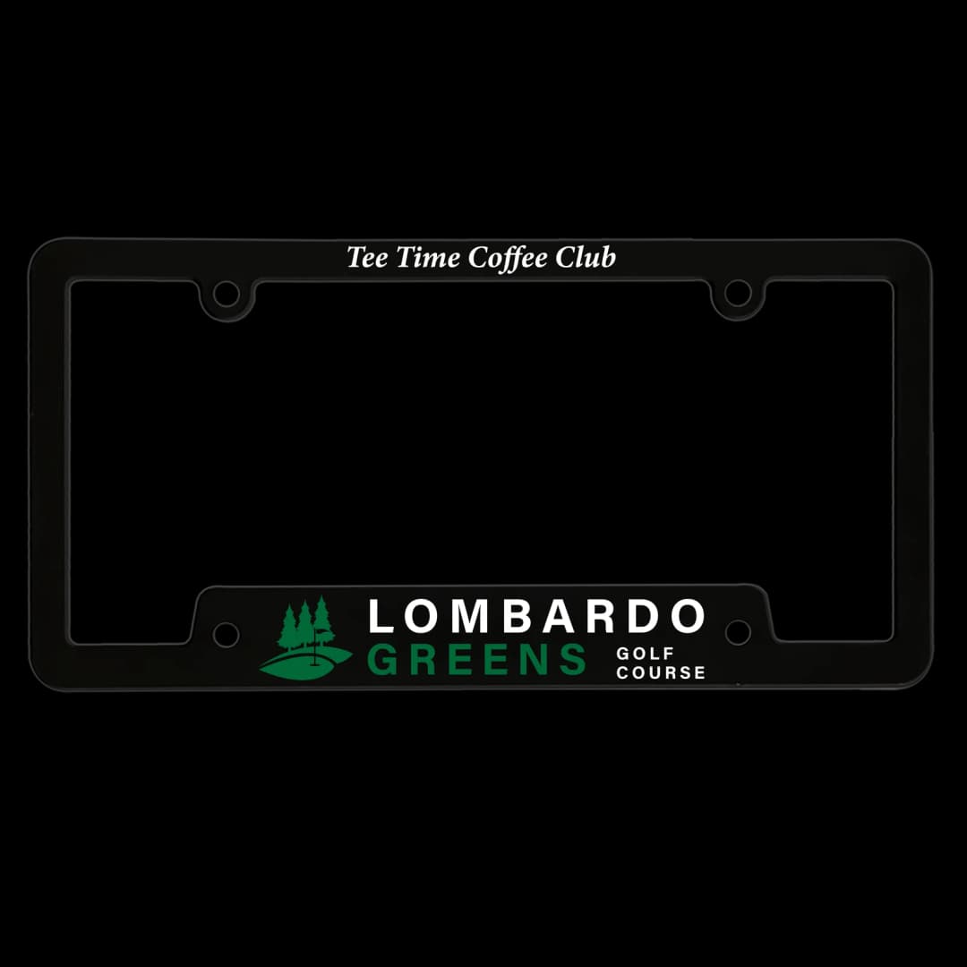 Corner-View License Plate Frame