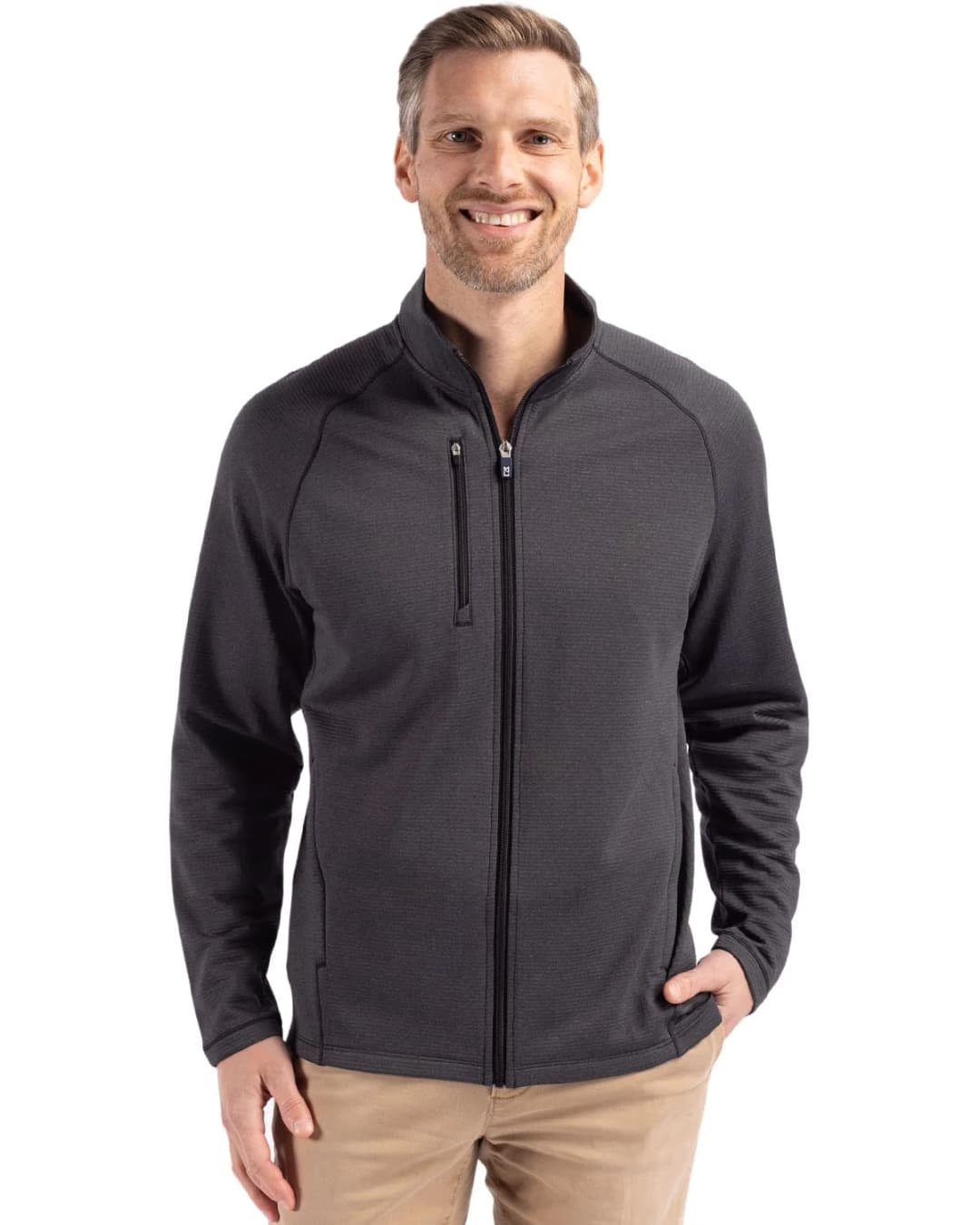 Cutter & Buck Peshastin Eco Fleece Recycled Mens Full Zip Jacket