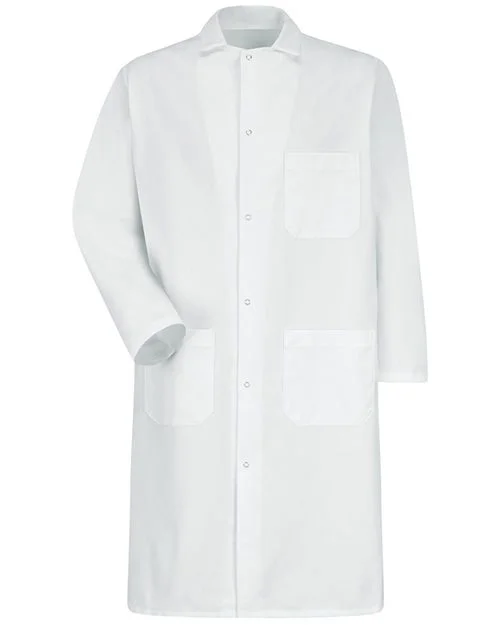Red Kap Unisex Gripper - Front Butcher Frock - Exterior Chest Pocket