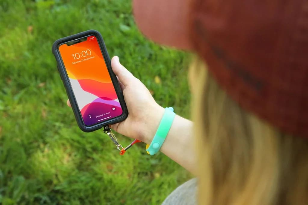 Silicone Pop-it Phone Wristlet & Keyholder