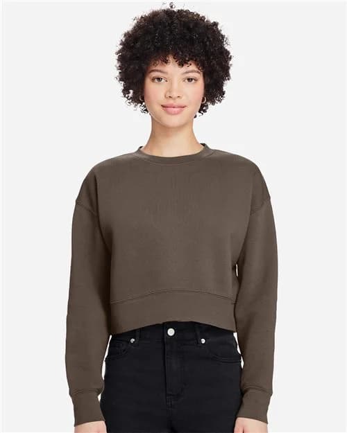 Lane Seven Women's Relaxed Cropped Crewneck Sweatshirt