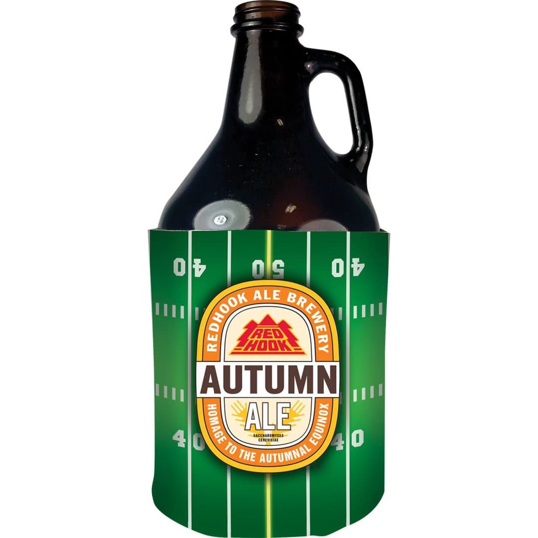 Full Color Neoprene Collapsible Growler Cooler Sleeve