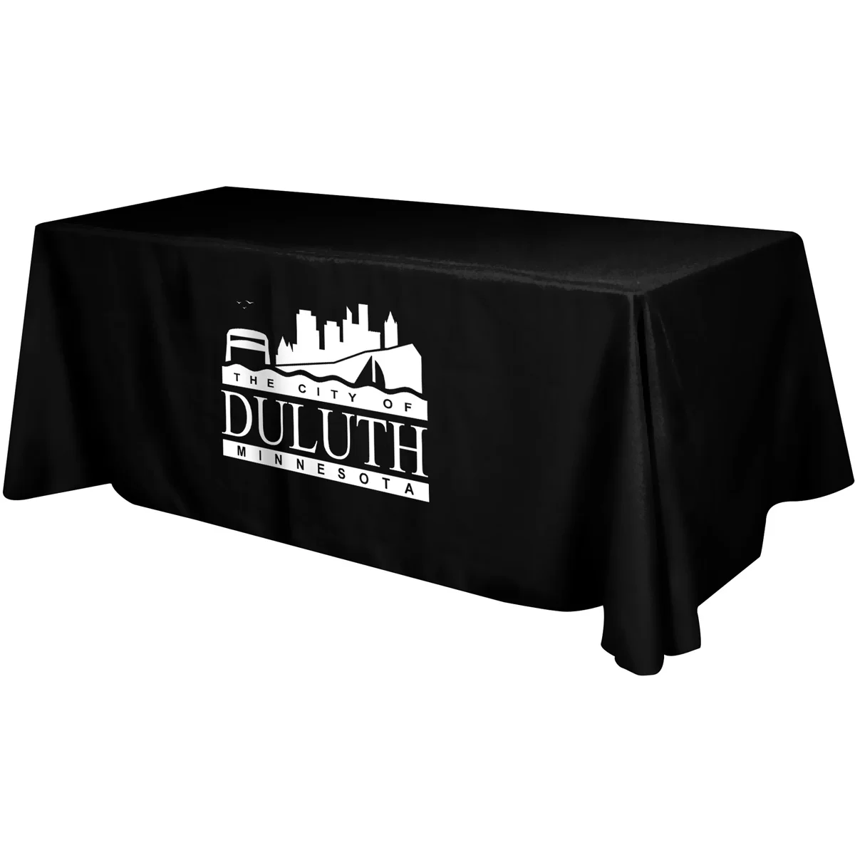 Flat 4-Sided Table Cover - Fits 8 Foot Standard Table: Polyester