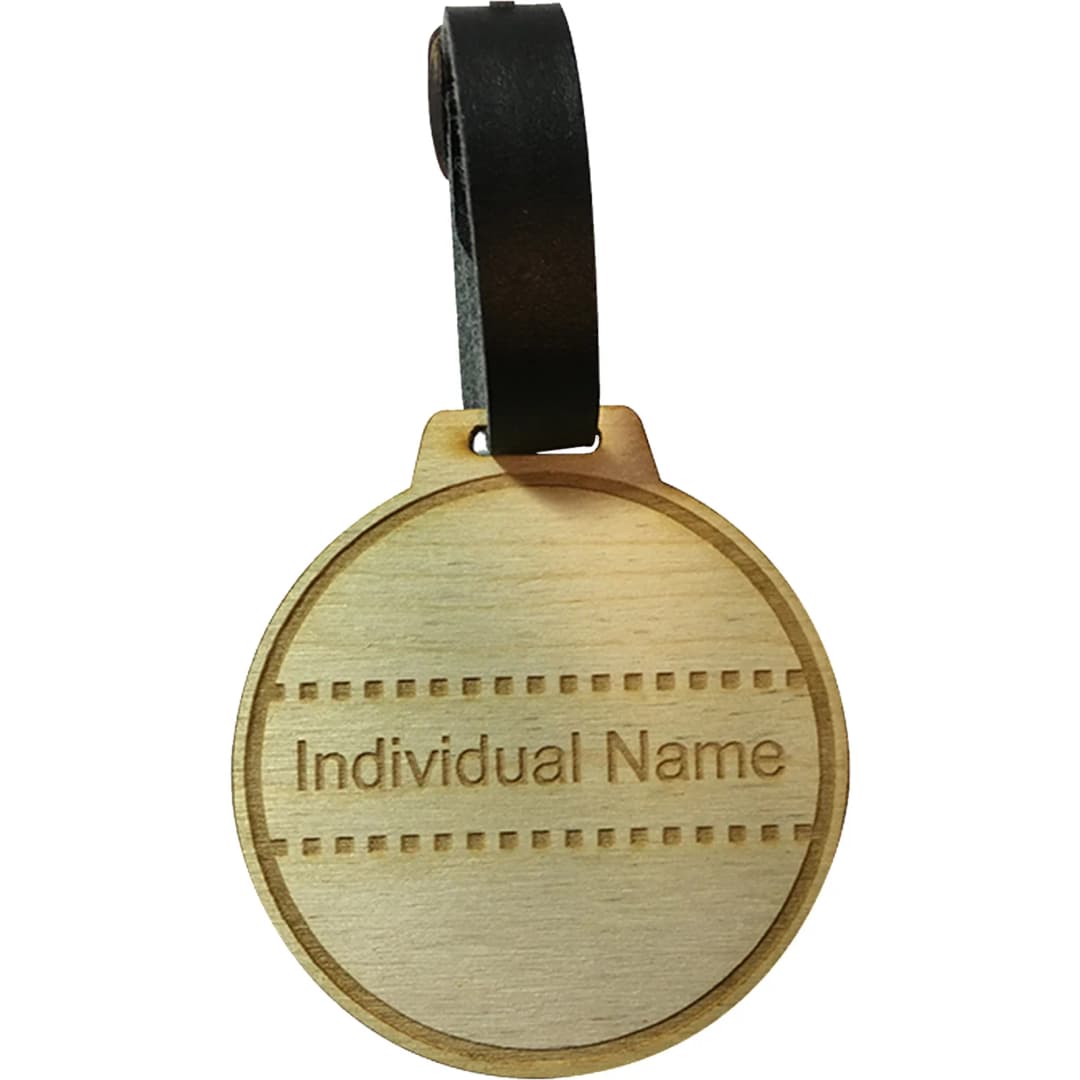 Wood Golf Bag Tags: 2" H X 2" W