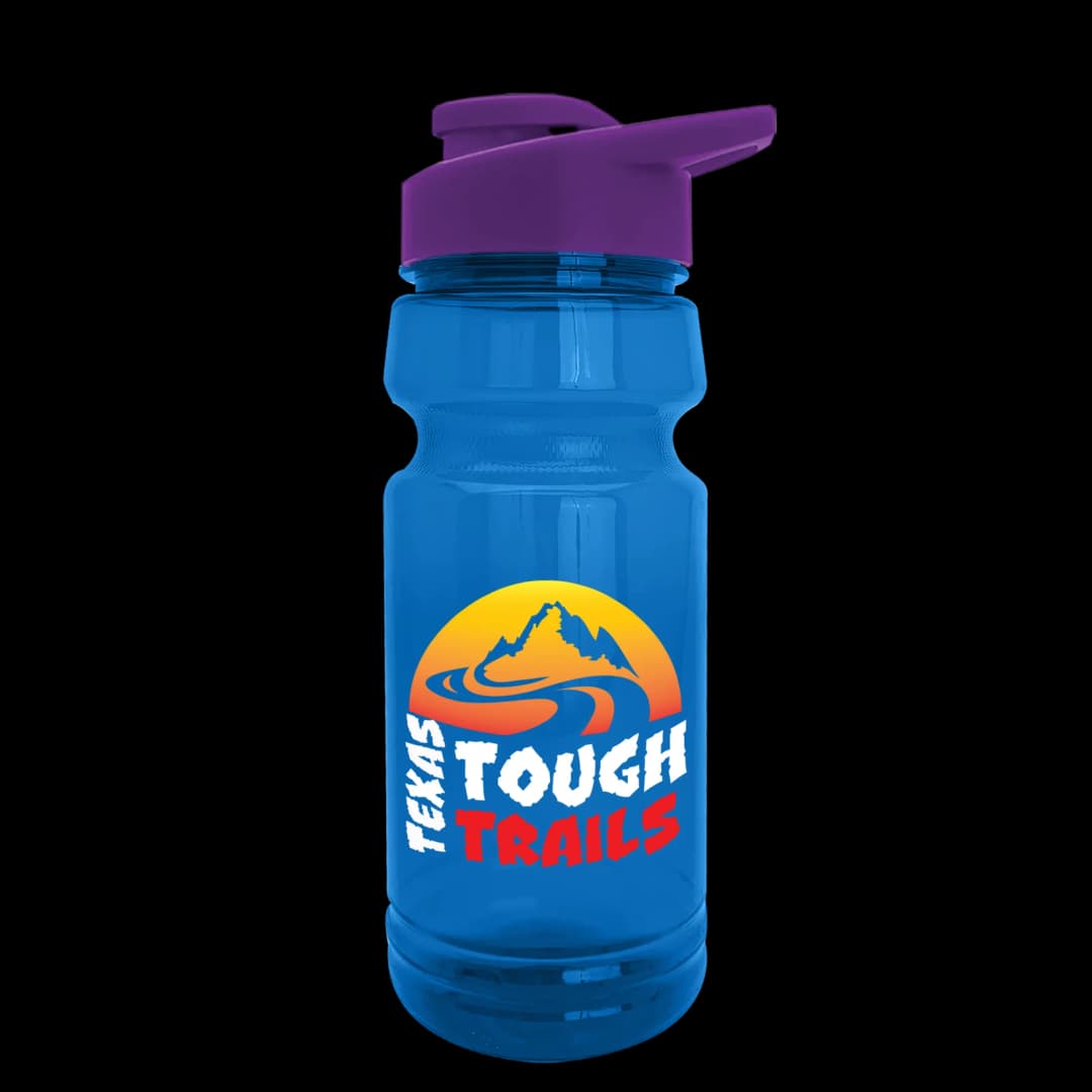 Trainer RPET Bottle with Drink-Thru Lid - 24 oz.