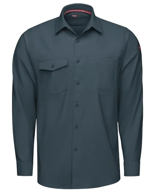 Red Kap Men's Cooling Long Sleeve Work Shirt