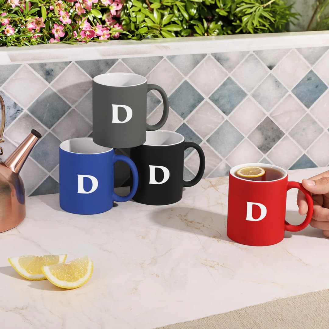 Lano White 11 Oz Soft Touch Mug