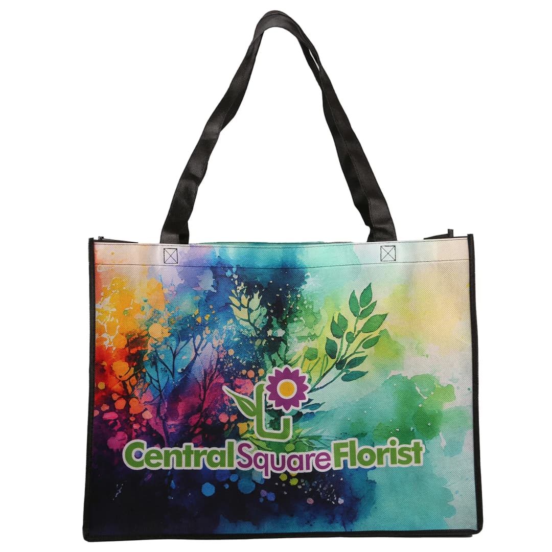 Sublimated Large Non-Woven Shopping Tote