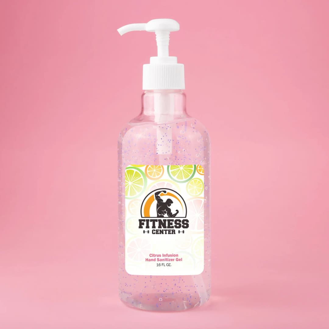 16oz Hand Sanitizer Gel With Moisturizing Beads