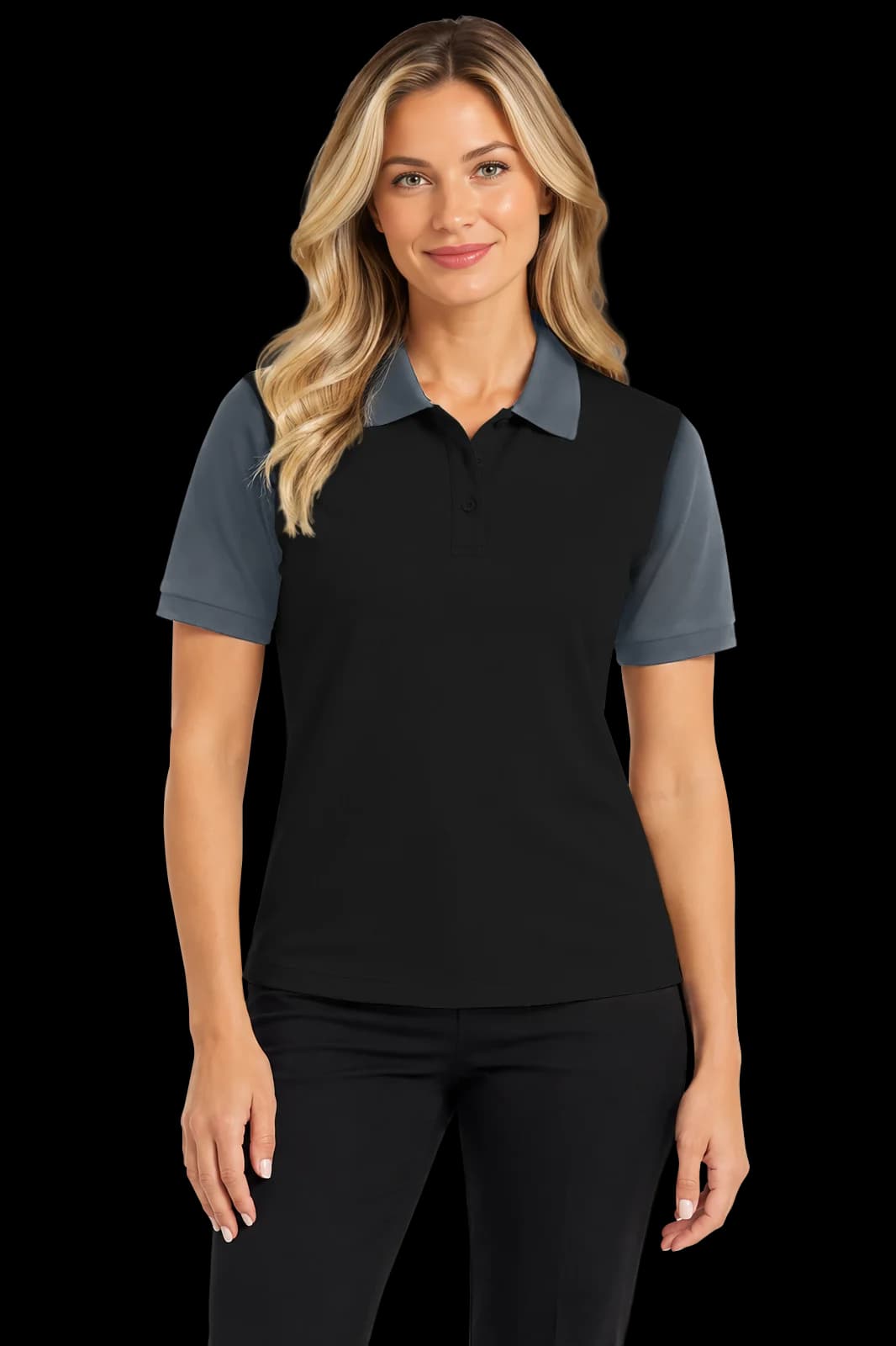 Blue Generation Ladies' IL-50 Colorblock Polo