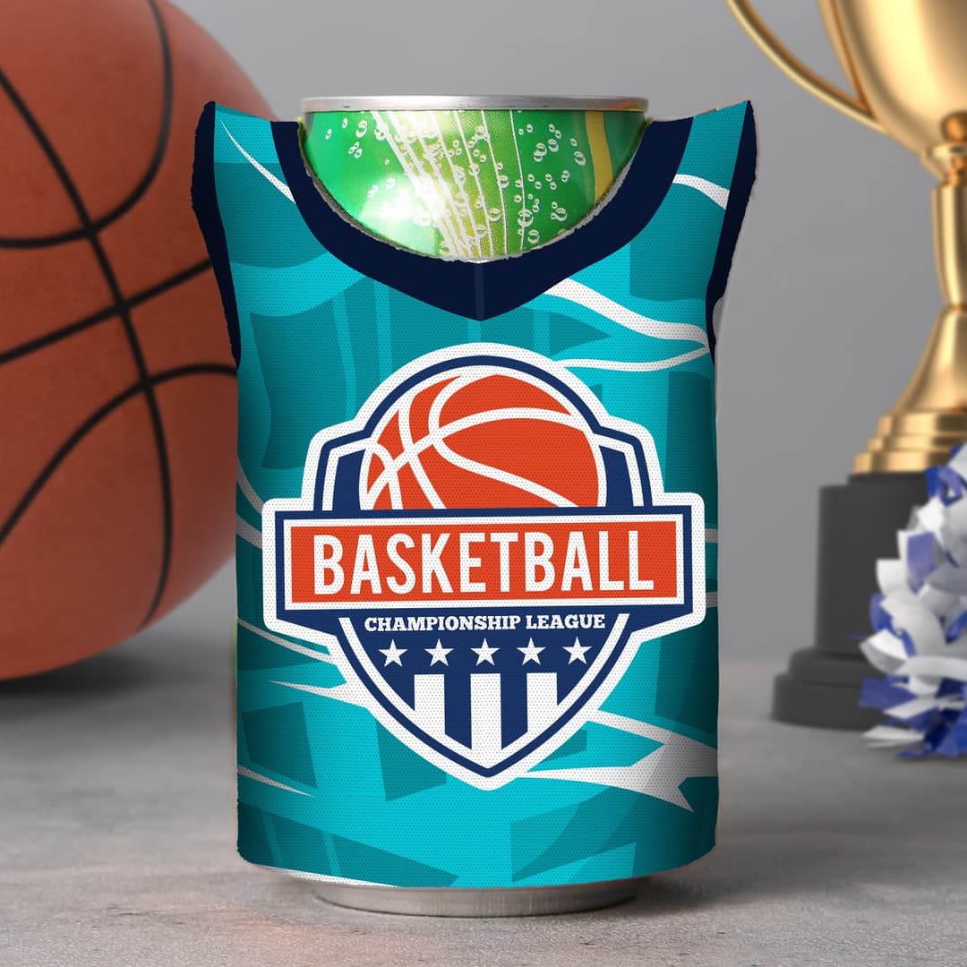 Full Color Sleeveless Jersey Can Cooler