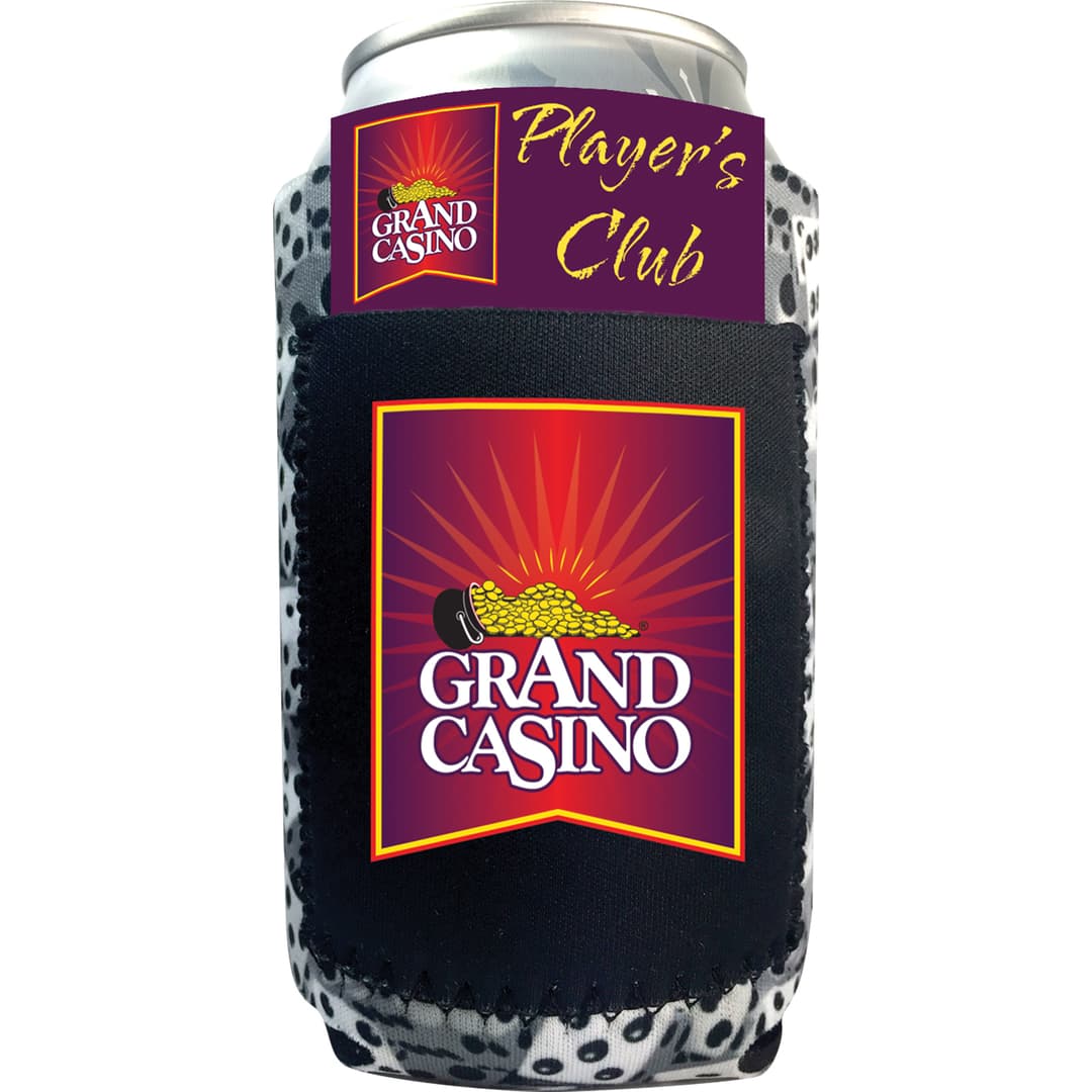 Full Color Pocket Neoprene Can Cooler