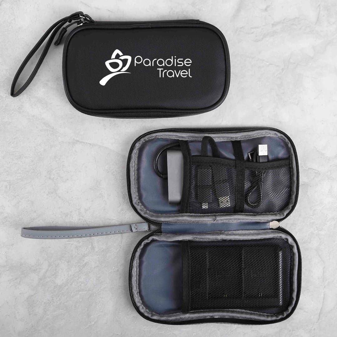Nova Clutch 600D RPET Tech Organizer
