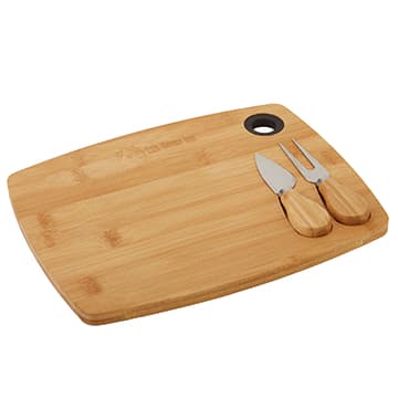 3-Piece Bamboo Cheese Board Set