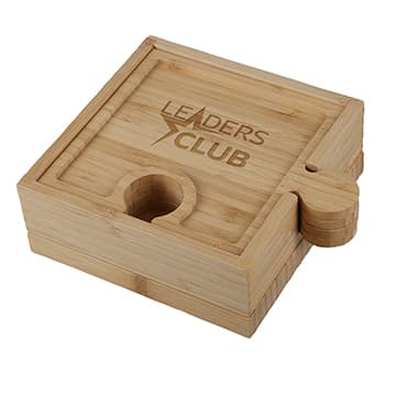 Bamboo 6-in-1 Puzzle Cheese Board Set
