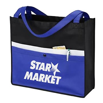 Corridor Non-Woven Snap Pocket Tote