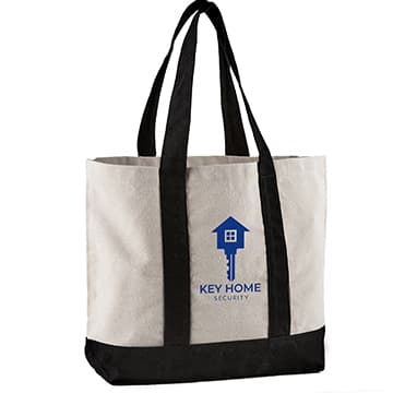 10 oz. Newport Cotton Canvas Nautical Tote