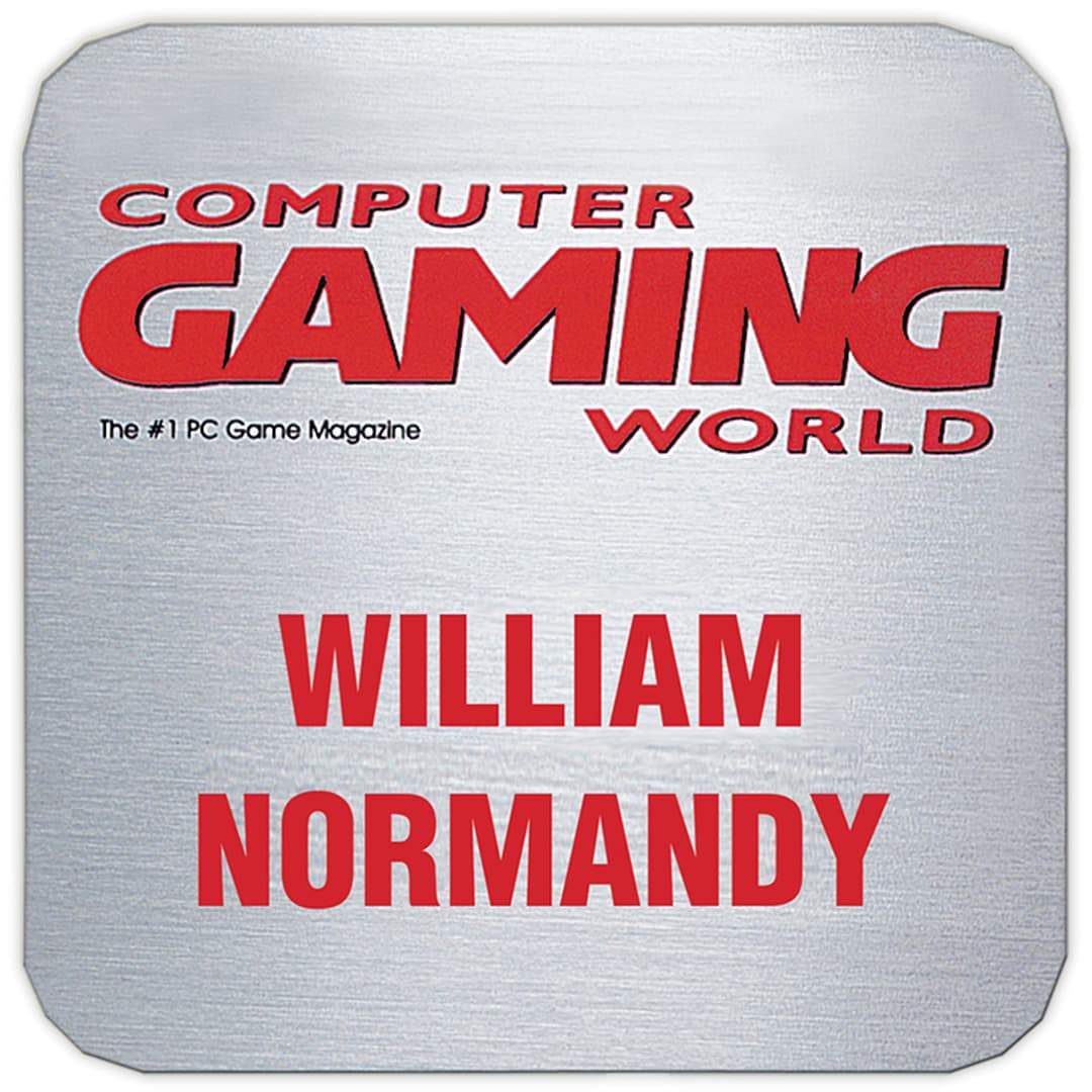 Aspen Metal Name Badge (Custom sized between 3 and 6 sq. in.)