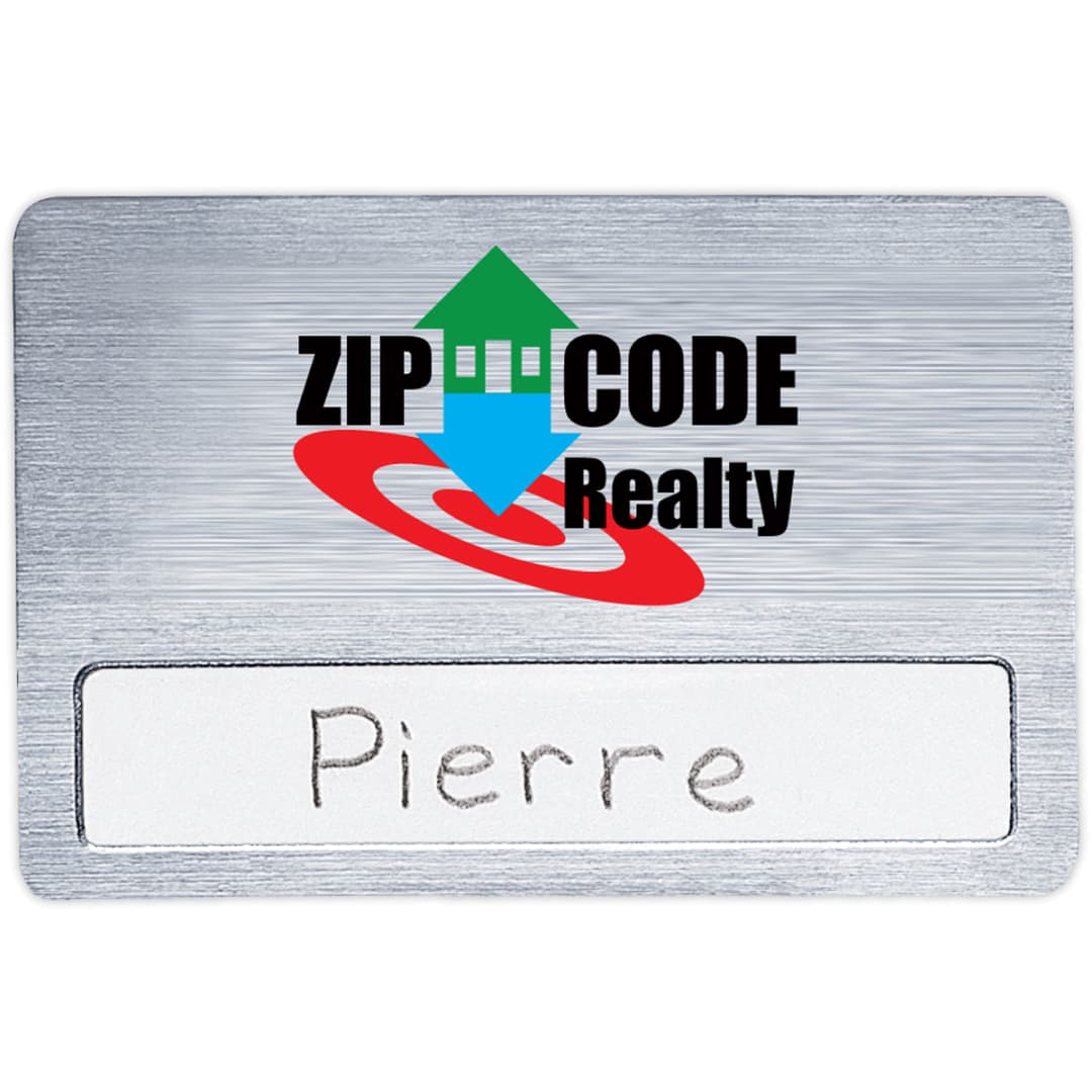 Atlanta Reusable Vogue Name Badge (Standard Size 3" x 2")