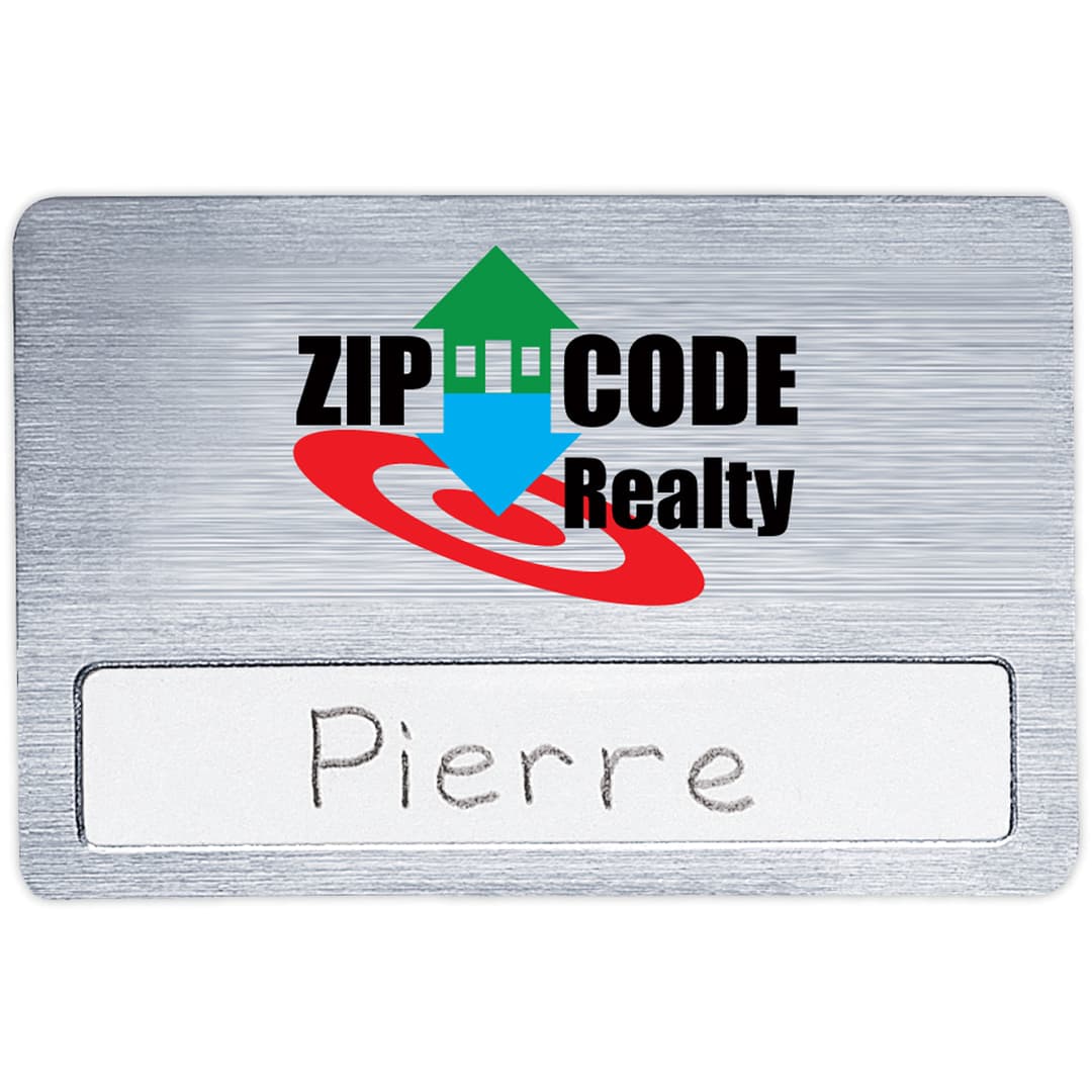 Atlanta Reusable Vogue Name Badge (Standard Size 3" x 2")